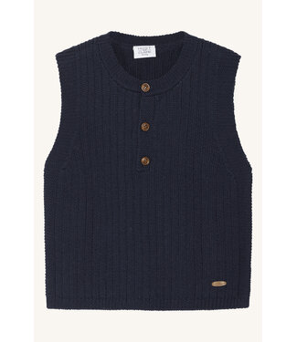 Hust and Claire Weste / Pullunder Edi Merinowolle more navy