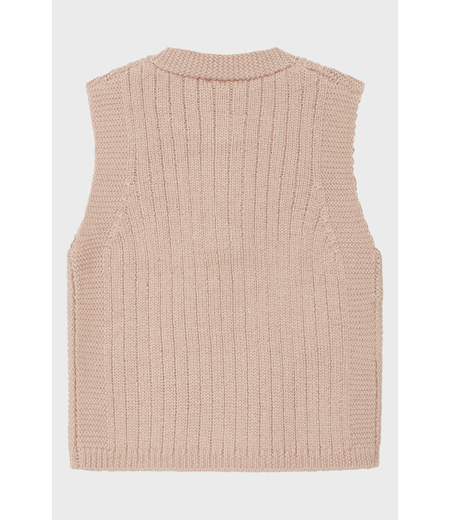 Hust and Claire Weste / Pullunder Edi Merinowolle rose cloud