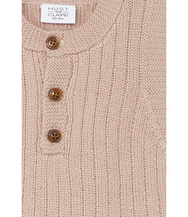 Hust and Claire Weste / Pullunder Edi Merinowolle rose cloud