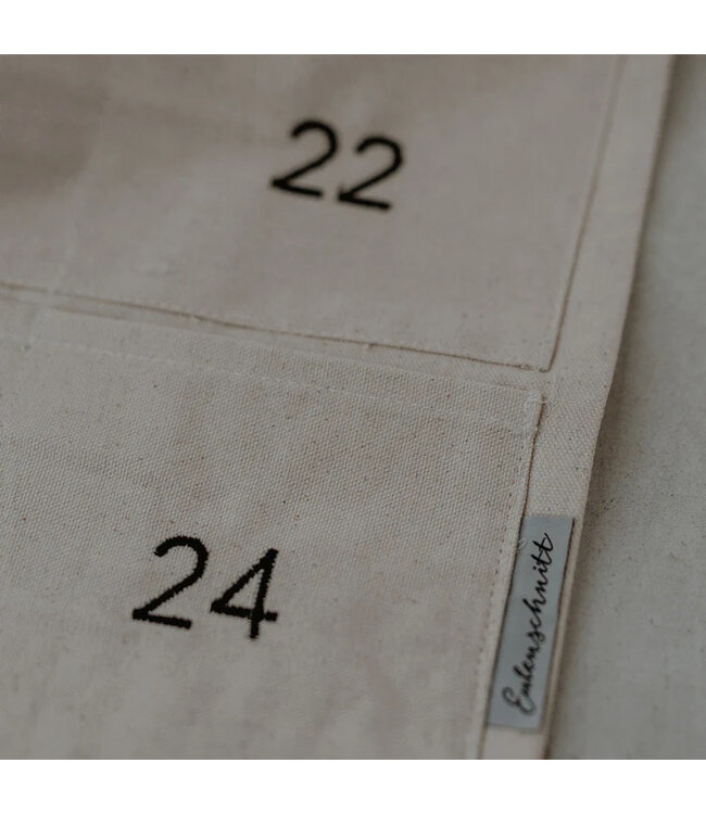 Eulenschnitt Adventskalender Merry Christmas 30 cm