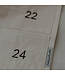 Eulenschnitt Adventskalender Merry Christmas 30 cm