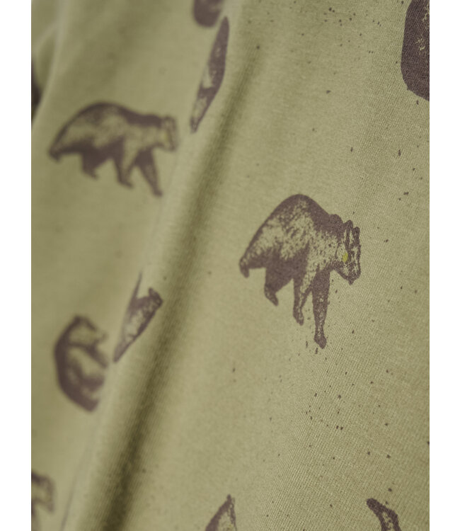 CeLaVi Pyjamaset Bär Baumwolle gothic olive