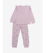 Minymo Pyjamaset Einhorn mit Herz Biobaumwolle dawn pink