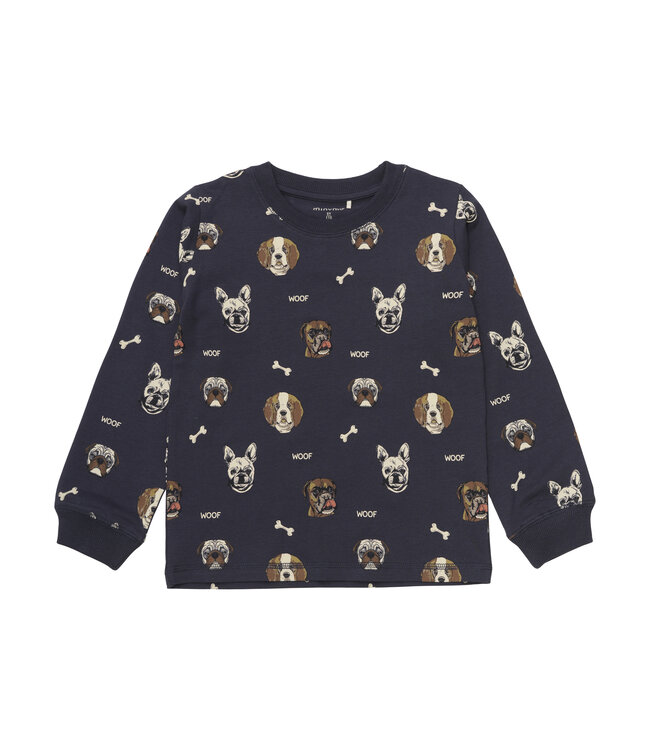 Minymo Pyjamaset Hunde Biobaumwolle parisian night