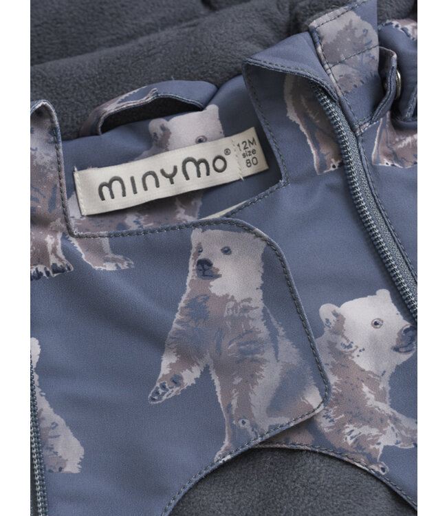 Minymo Schneeanzug Eisbär stormy weather