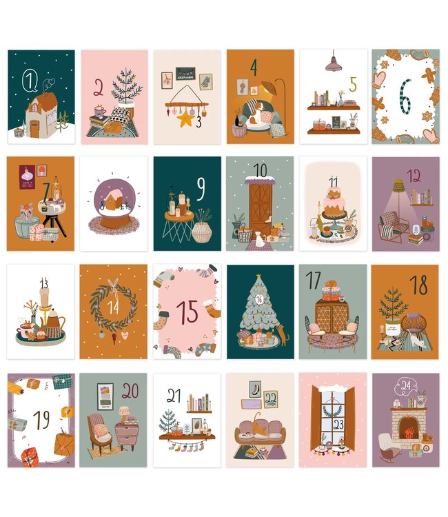 Papierdrachen Karten Adventskalender – für die ganze Familie