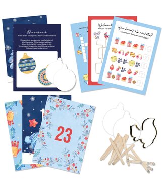 Papierdrachen Mitmach-Adventskalender für Kinder