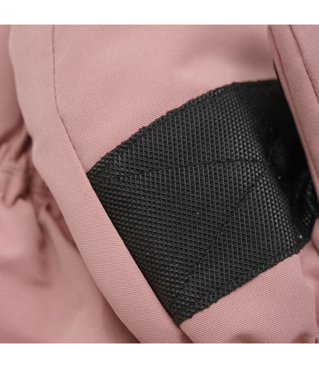 Minymo Fäustlinge mit Daumen und Klettverschluss - dusty rose