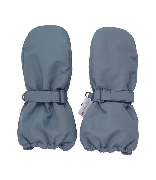 Minymo Fäustlinge mit Daumen und Klettverschluss - stormy weather