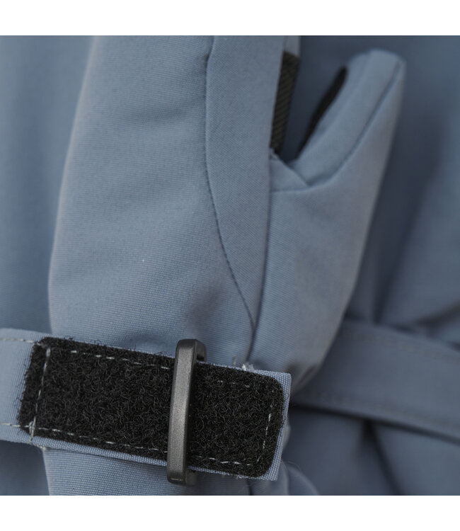 Minymo Fäustlinge mit Daumen und Klettverschluss - stormy weather