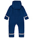 Loud and Proud Overall Wollfleece mit Eulen ultramarin