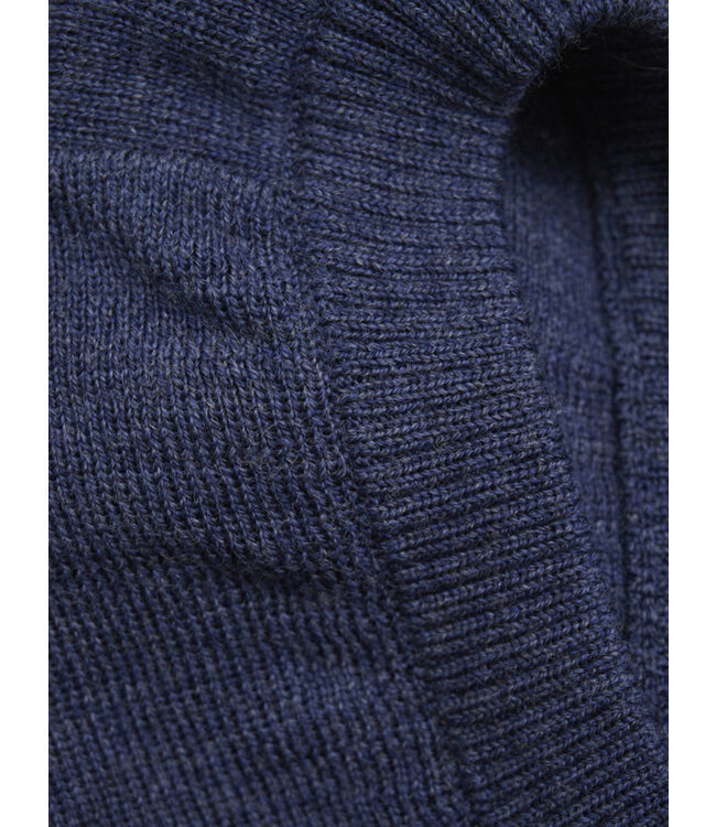 CeLaVi Schlupfmütze gestrickt Wolle naval academy melange