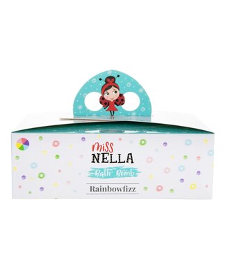Miss Nella Badebomben 6er Set - Rainbowfizz hypoallergen und parfümfrei