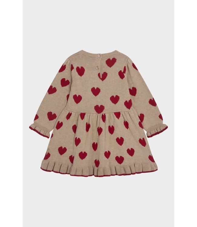 Hust and Claire Karina Strickkleid mit Herzen Biobaumwolle