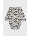 Hust and Claire Billy Body langarm -  Elchprint Biobaumwolle
