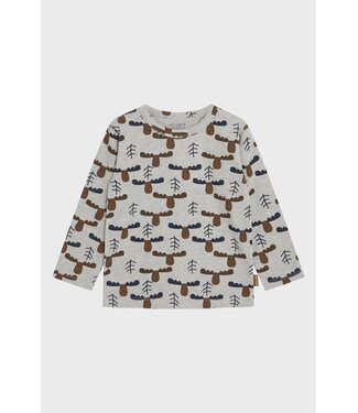 Hust and Claire August Shirt langarm - Elchprint Biobaumwolle
