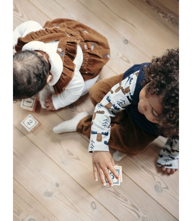 Hust and Claire August Shirt langarm - Elchprint Biobaumwolle