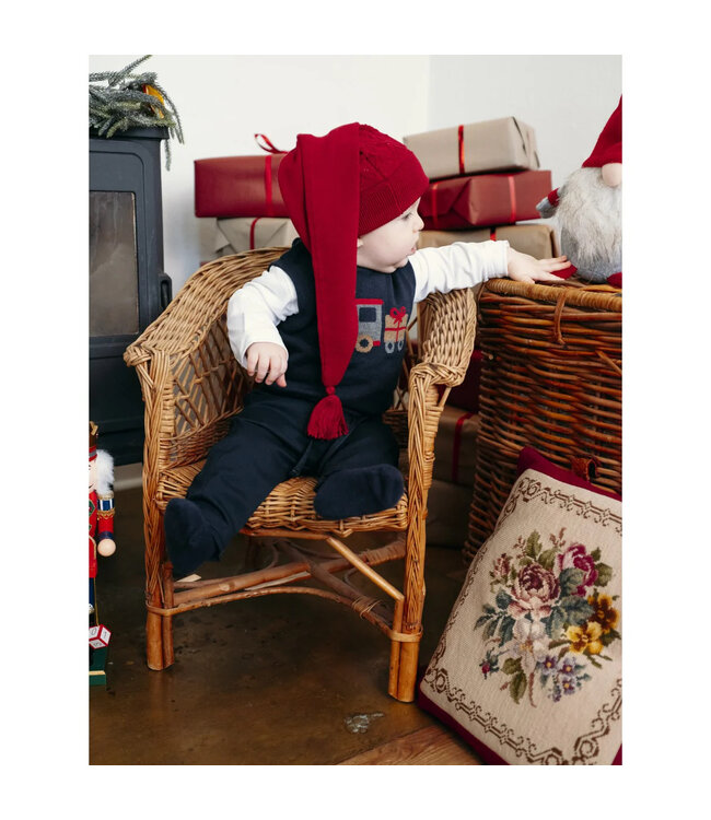 Hust and Claire Perry Pullunder mit Lokomotive - Biobaumwolle marineblau