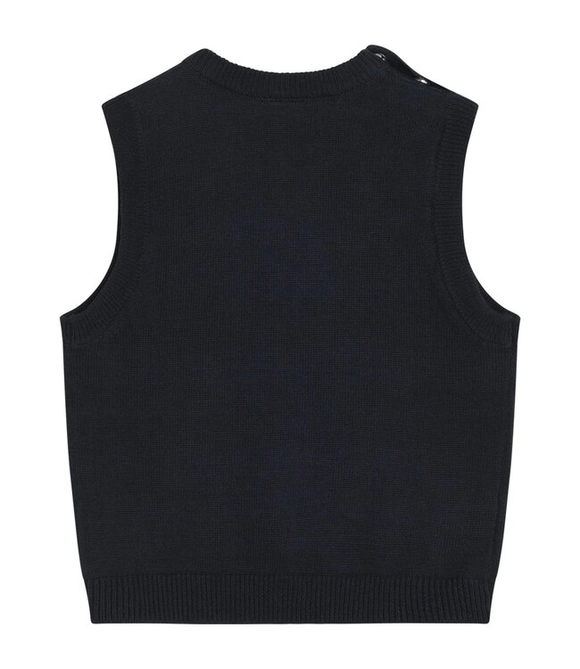 Hust and Claire Perry Pullunder mit Lokomotive - Biobaumwolle marineblau