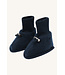 Hust and Claire Felice Babyschuhe Wollfleece more navy