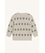 Hust and Claire Pos Pullover Äpfel - Bambusviskose/Baumwolle beige/grün