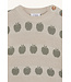 Hust and Claire Pos Pullover Äpfel - Bambusviskose/Baumwolle beige/grün