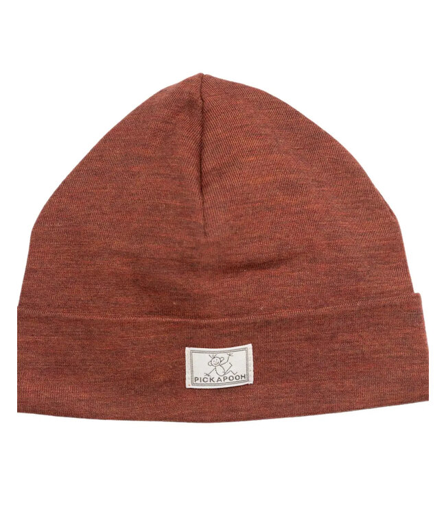 Pick a Pooh Pick a Pooh Schlupper Mütze Wolle/Seide red wood