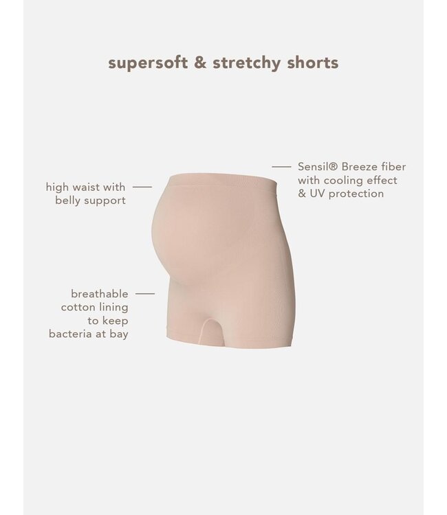 Noppies Nahtlose short - Schwangerschaft - natural