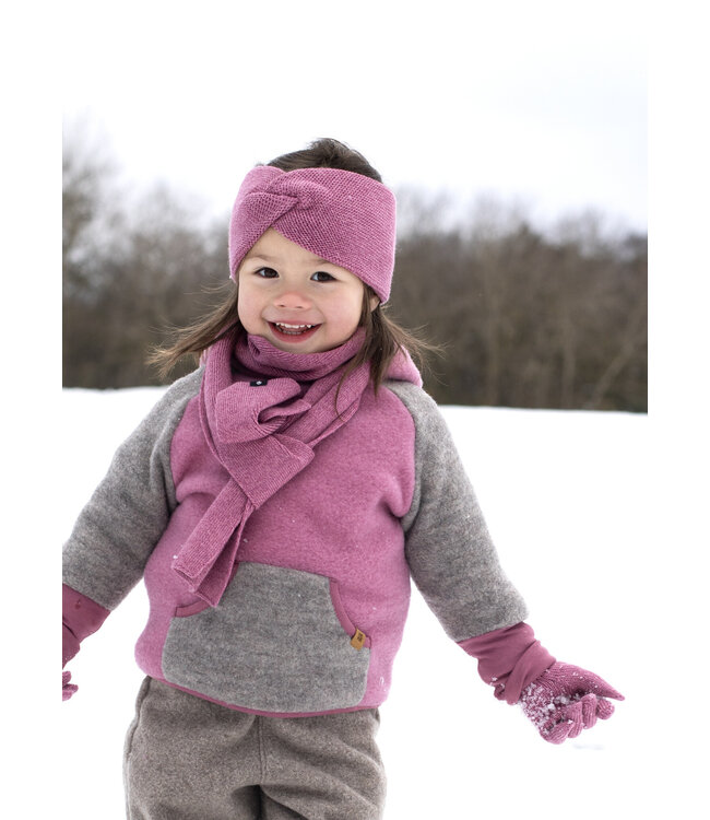 Pure Pure (Pure Pure by Bauer) Kids Stirnband Silky - Wolle Seide dusty-pink