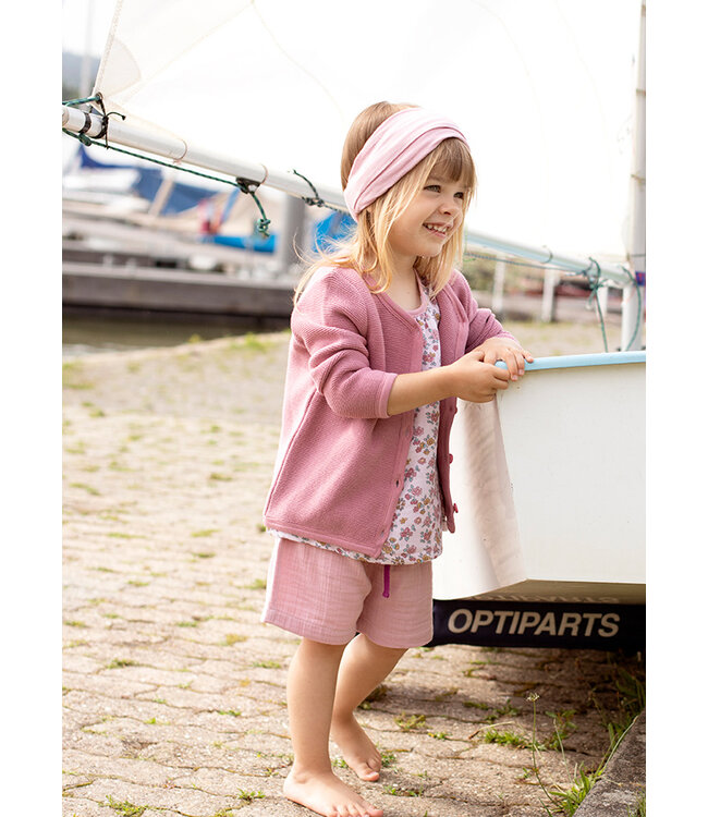 Enfant Terrible Musselin Bluse mit Miniblümchendruck in light rose-ochre