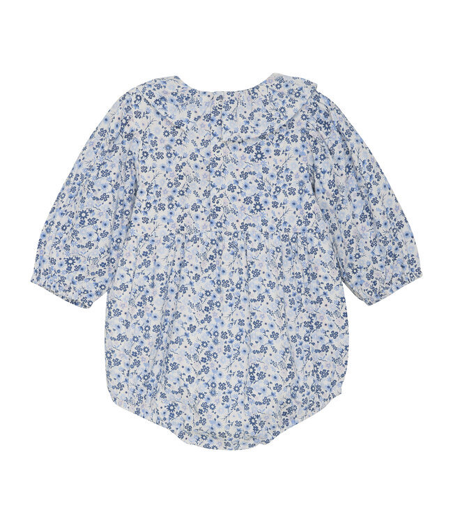 Minymo Body langarm Baumwolle gewebt Blumendruck