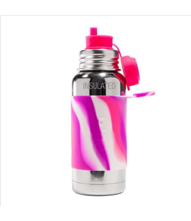 PURA PURA Big Mouth Sportaufsatz mit Strohhalm - pink