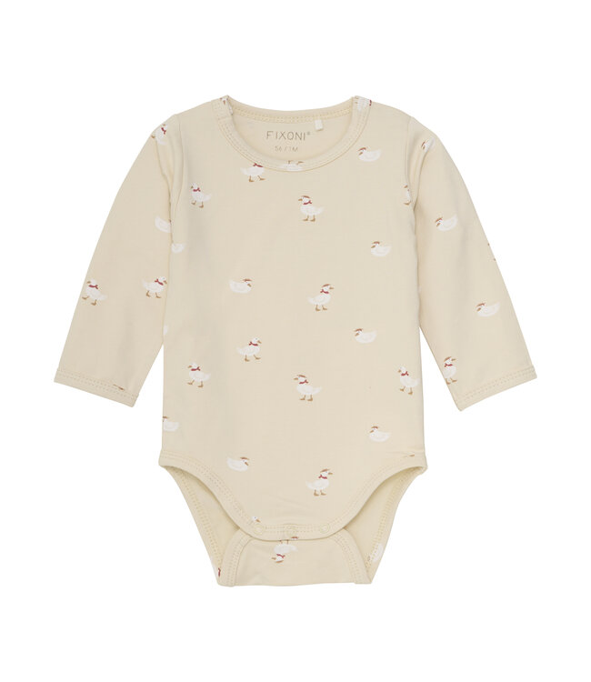 Fixoni 2 teiliges Strampler Set Gans - Biobaumwolle