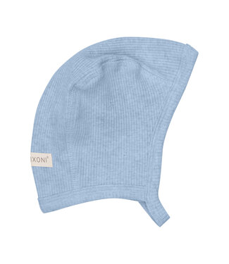 Fixoni Babymütze - Babyhäubchen Tencelmix  blue fog melange