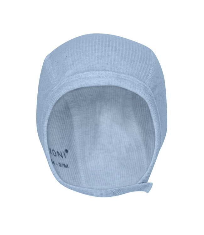 Fixoni Babymütze - Babyhäubchen Tencelmix  blue fog melange