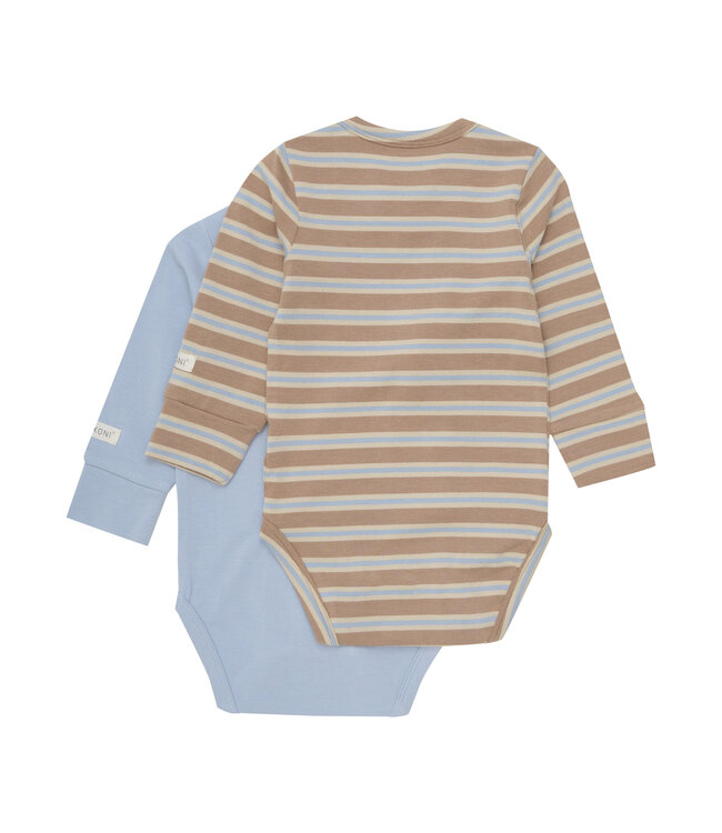 Fixoni 2er Set Body langarm Tencelmix