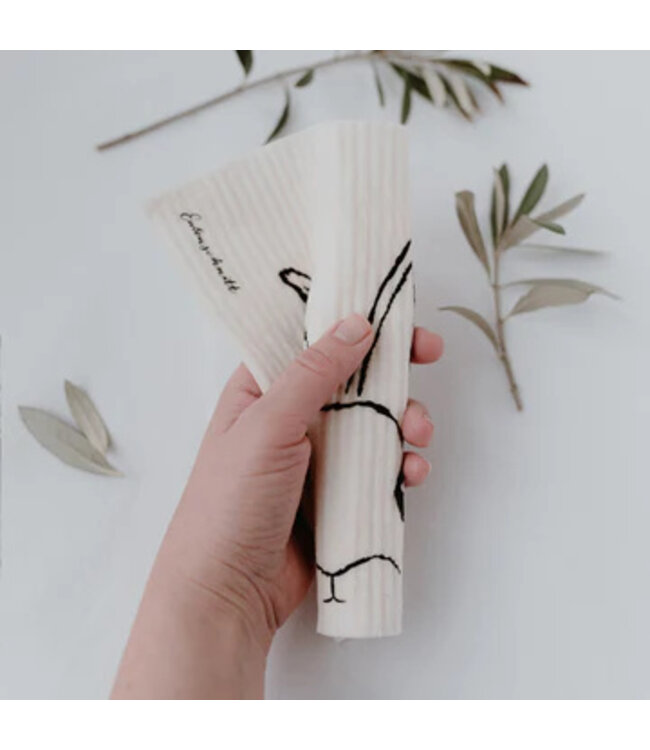 Eulenschnitt Schwammtücher Hasi 3er Set