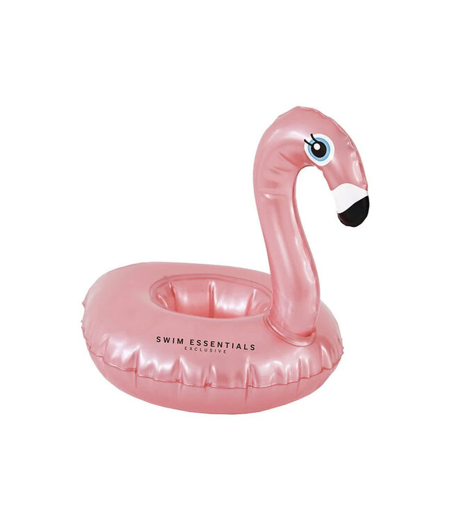 SWIM ESSENTIALS Getränkehalter Flamingo roségold aufblasbar Poolzubehör