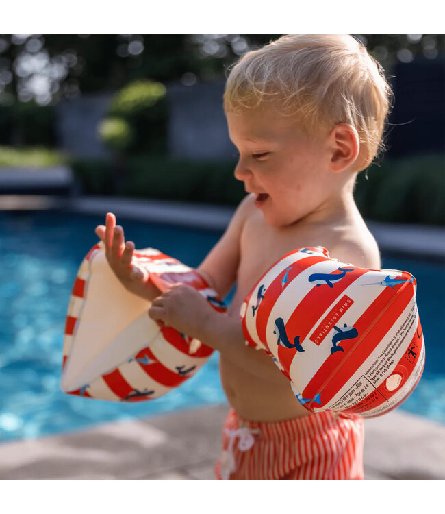 SWIM ESSENTIALS Schwimmflügel - gestreift Ozean -  0 – 2 Jahre