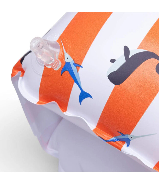 SWIM ESSENTIALS Schwimmflügel - gestreift Ozean -  2 – 6 Jahre