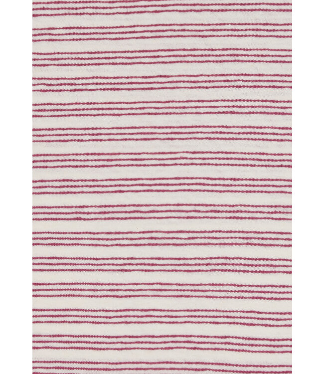 Loud and Proud Mütze Streifen mit Leinen fuchsia