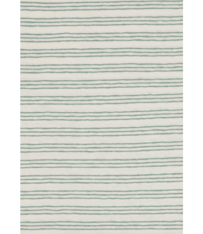 Loud and Proud T-Shirt Streifen mit Leinen  bambusgrün