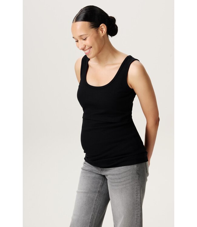 Noppies Still-Top Evita Biobaumwolle - schwarz