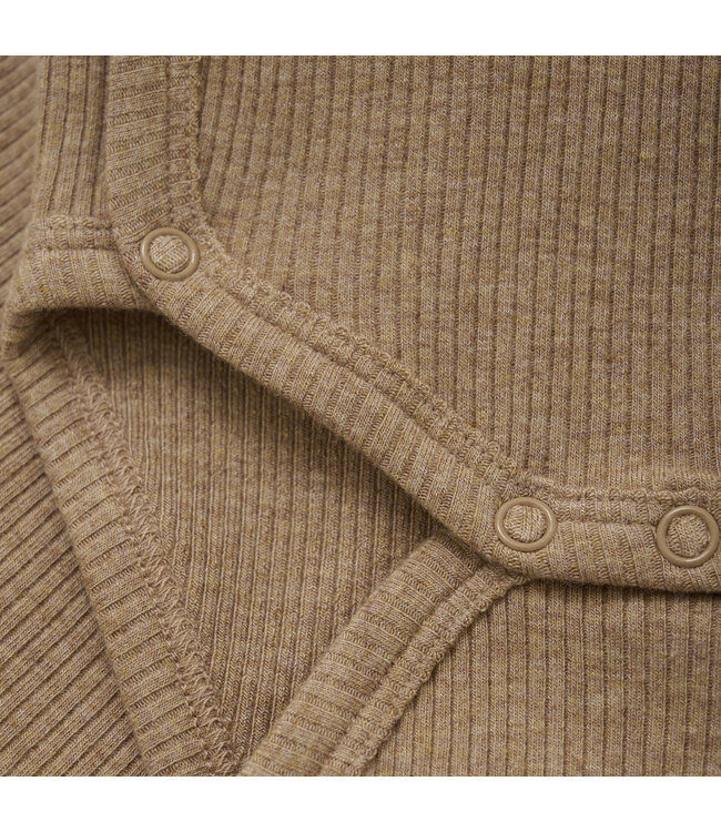 Fixoni Wickelbody langarm Tencelmix macaroon melange