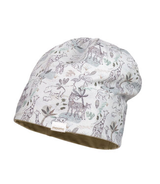 maximo MINI-Beanie, reversible,Futter Jersey Druck/uni, UV 50