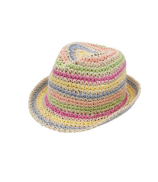 maximo MINI GIRL-Trilby - Sonnenhut - Handarbeit bunt