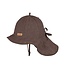 Pure Pure (Pure Pure by Bauer) Mini-Nackenschutz - Sonnenhut - Leinen cacao-brown
