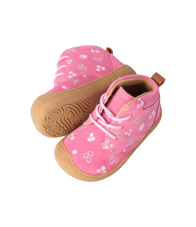 bLifestyle Barfussschuh bLIFESTYLE pangolinSTYLE sommerbeere Bio Velours Leder