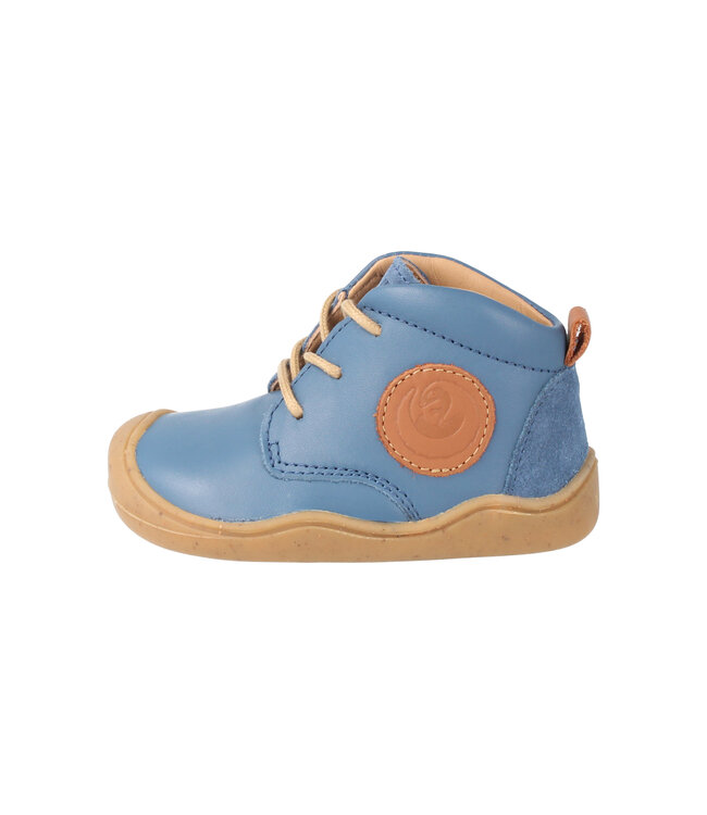 bLifestyle Barfussschuh bLIFESTYLE pangolinSTYLE meerblau Bio Nappa Leder