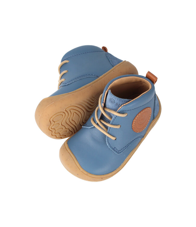 bLifestyle Barfussschuh bLIFESTYLE pangolinSTYLE meerblau Bio Nappa Leder